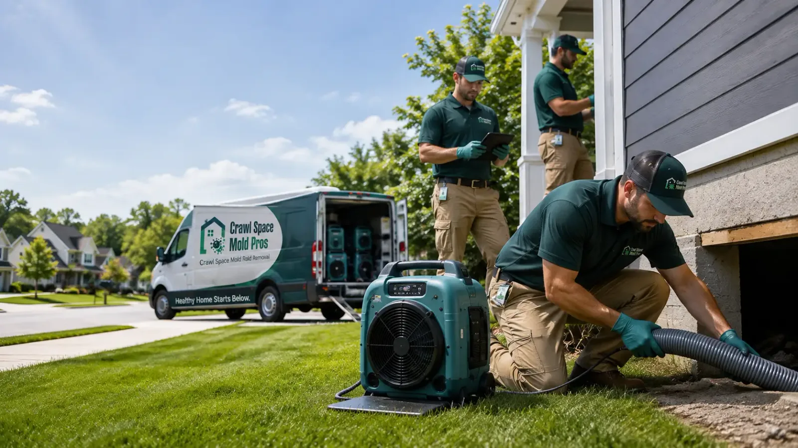 Crawl Space Mold Removal in Berkey, OH